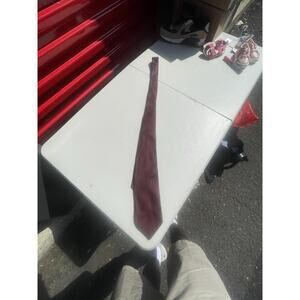 Sartoria Attolini Napoli Tie Burgundy Red Textured Silk Necktie Made in Italy